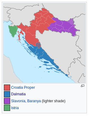 Croatia regions
